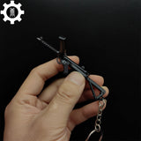 Mini Sterling Submachine Gun Metal Keychain - Tophatter Daily Deals