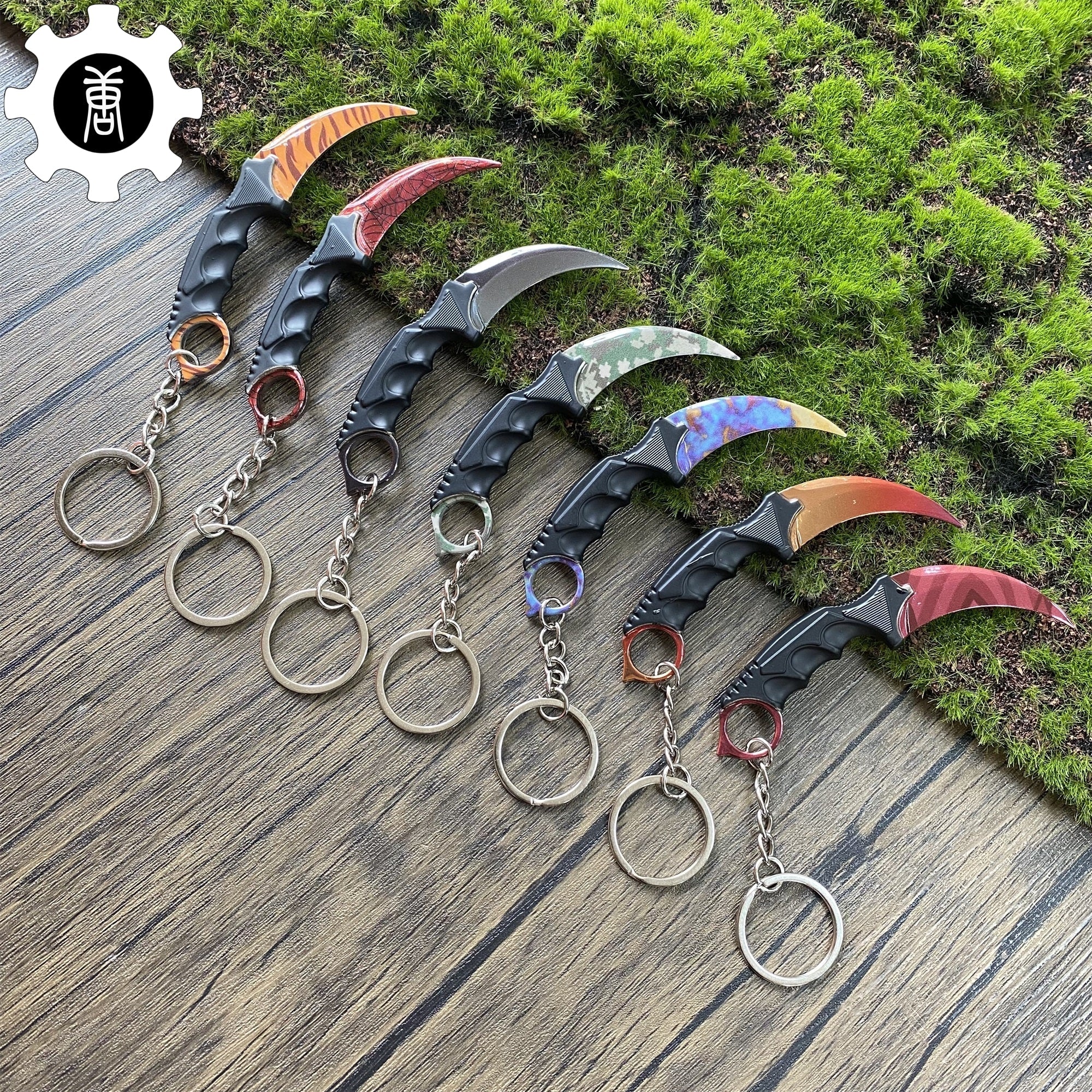 Go Game Mini Karambit Metal Keychain 7 In 1 pack - Tophatter Daily Deals