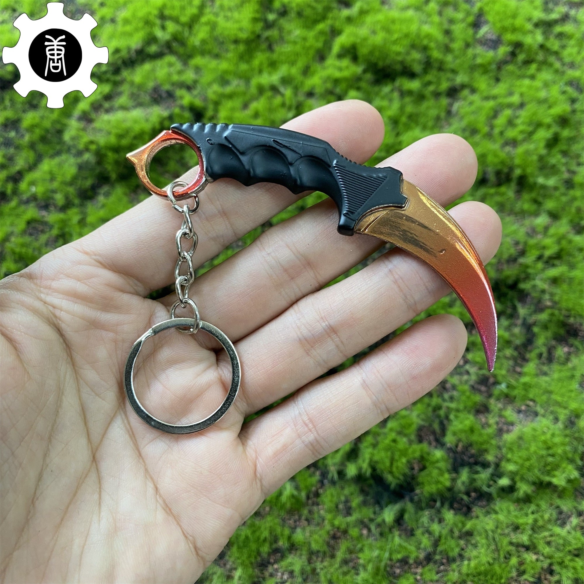 Go Game Mini Karambit Metal Keychain Fade - Tophatter Daily Deals