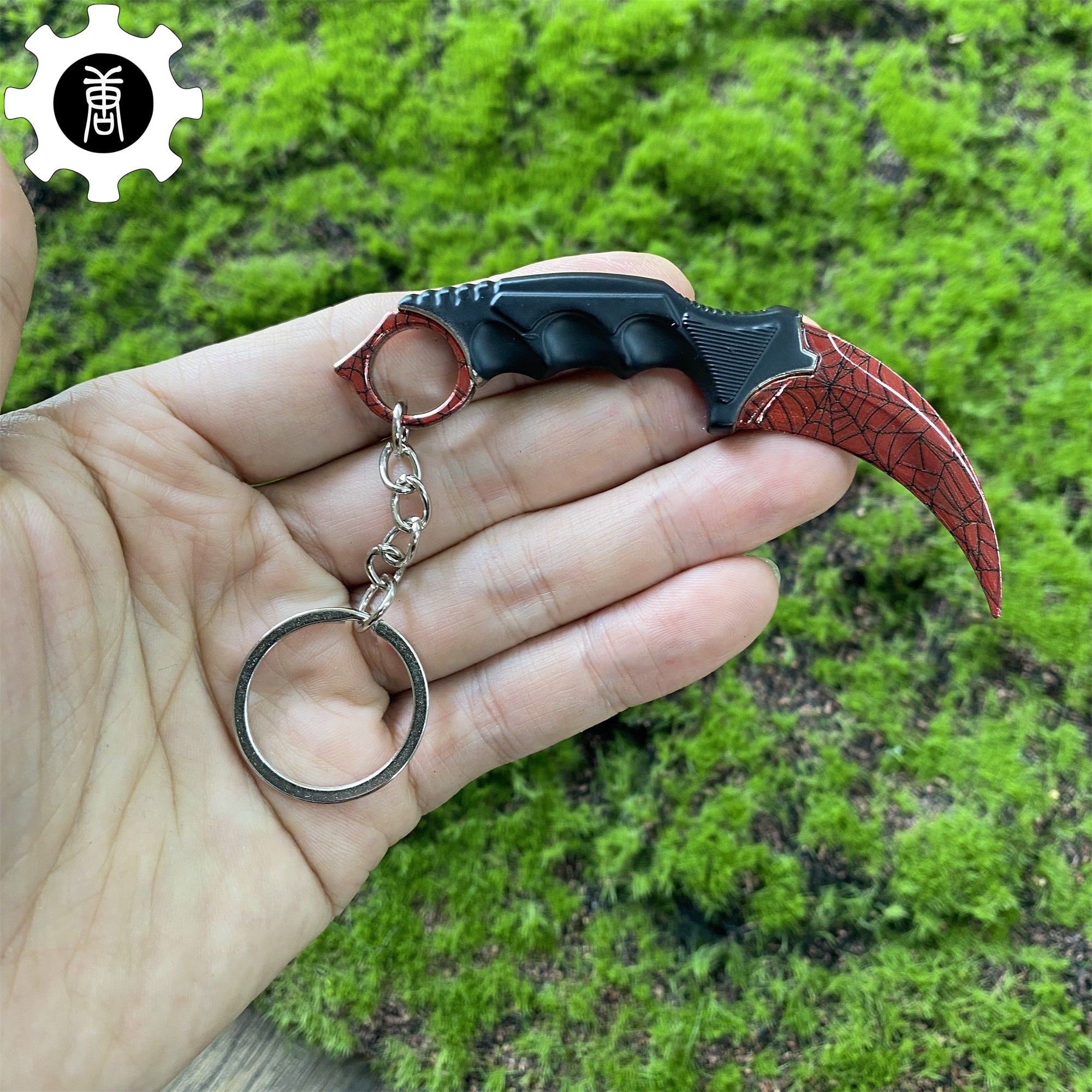 Go Game Mini Karambit Metal Keychain Crimson Web - Tophatter Daily Deals