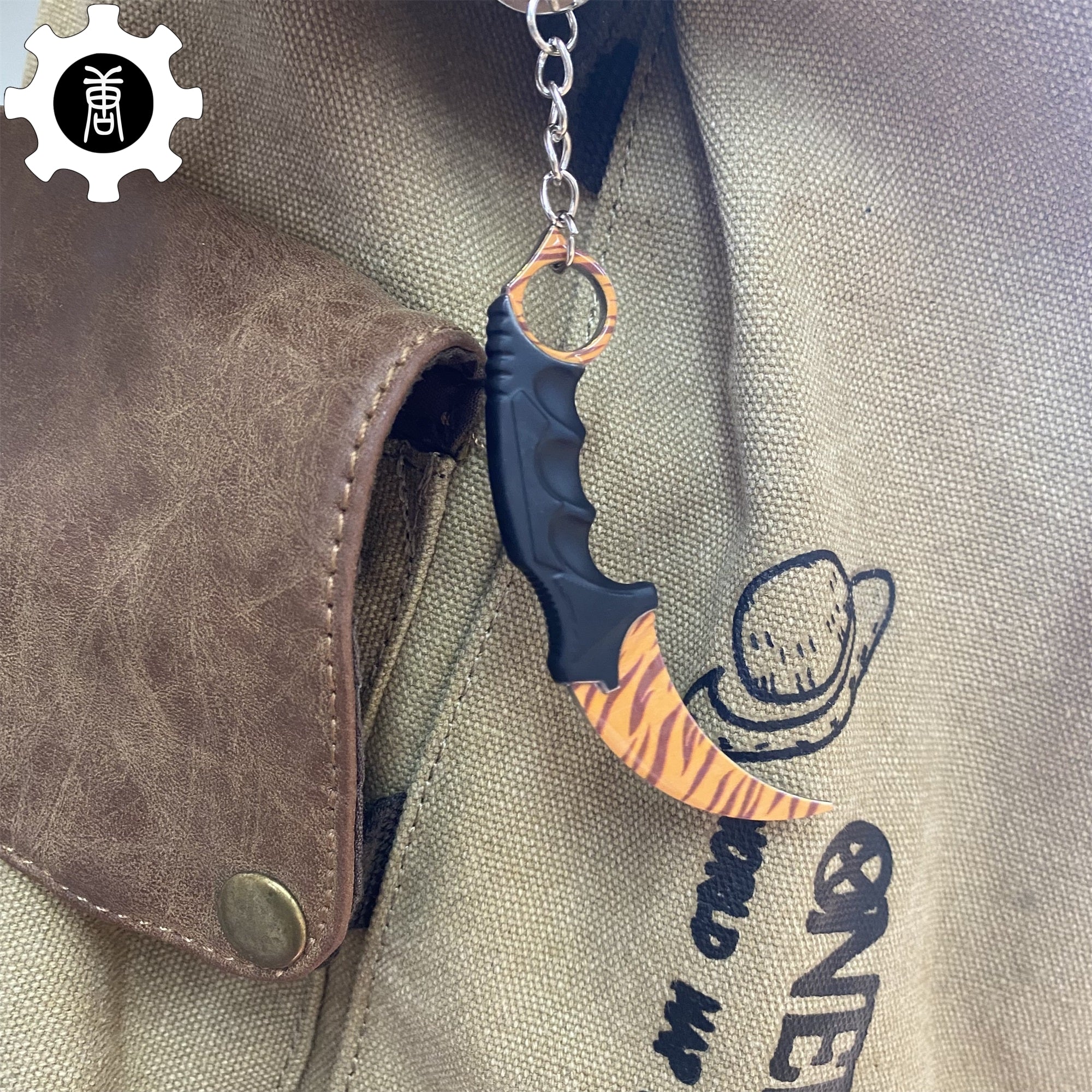 Go Game Mini Karambit Metal Keychain - Tophatter Daily Deals