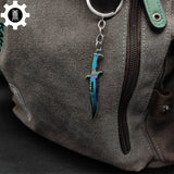 Mini Metal CS Karambit M9 Classical Knife Bowie Knife Keychains - Tophatter Daily Deals