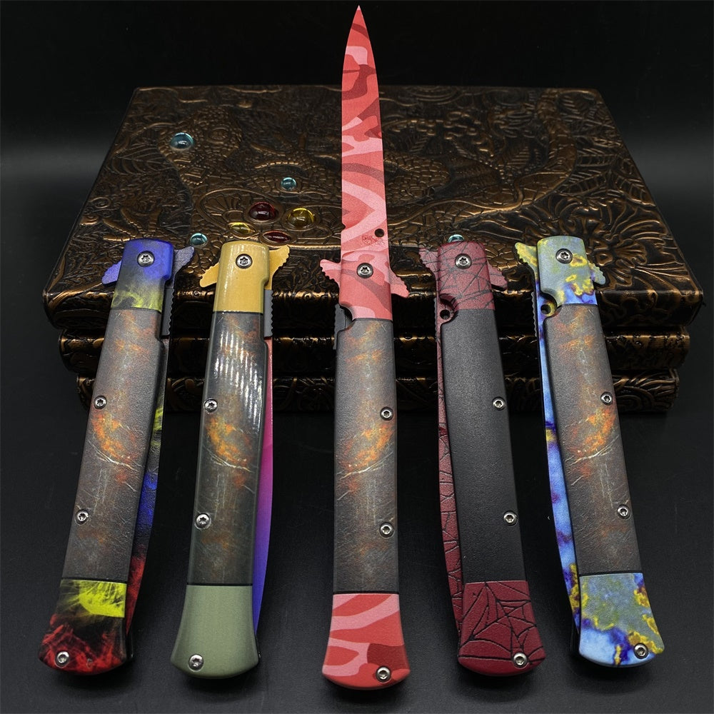Rare Skin Stiletto Knife Blunt Blade Game Replica - Tophatter Daily Deals