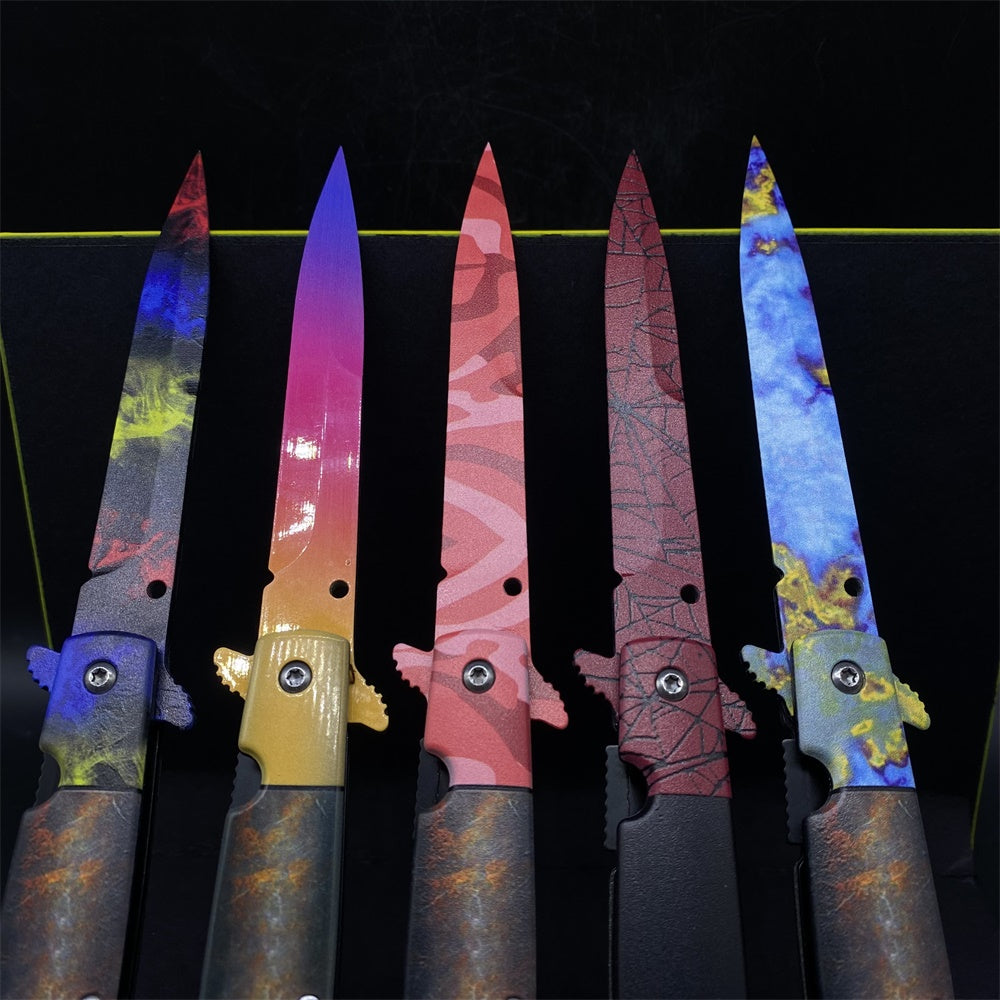 Rare Skin Stiletto Knife Blunt Blade Game Replica - Tophatter Daily Deals