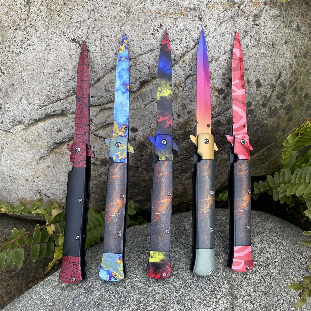 Rare Skin Stiletto Knife Blunt Blade Game Replica - Tophatter Daily Deals