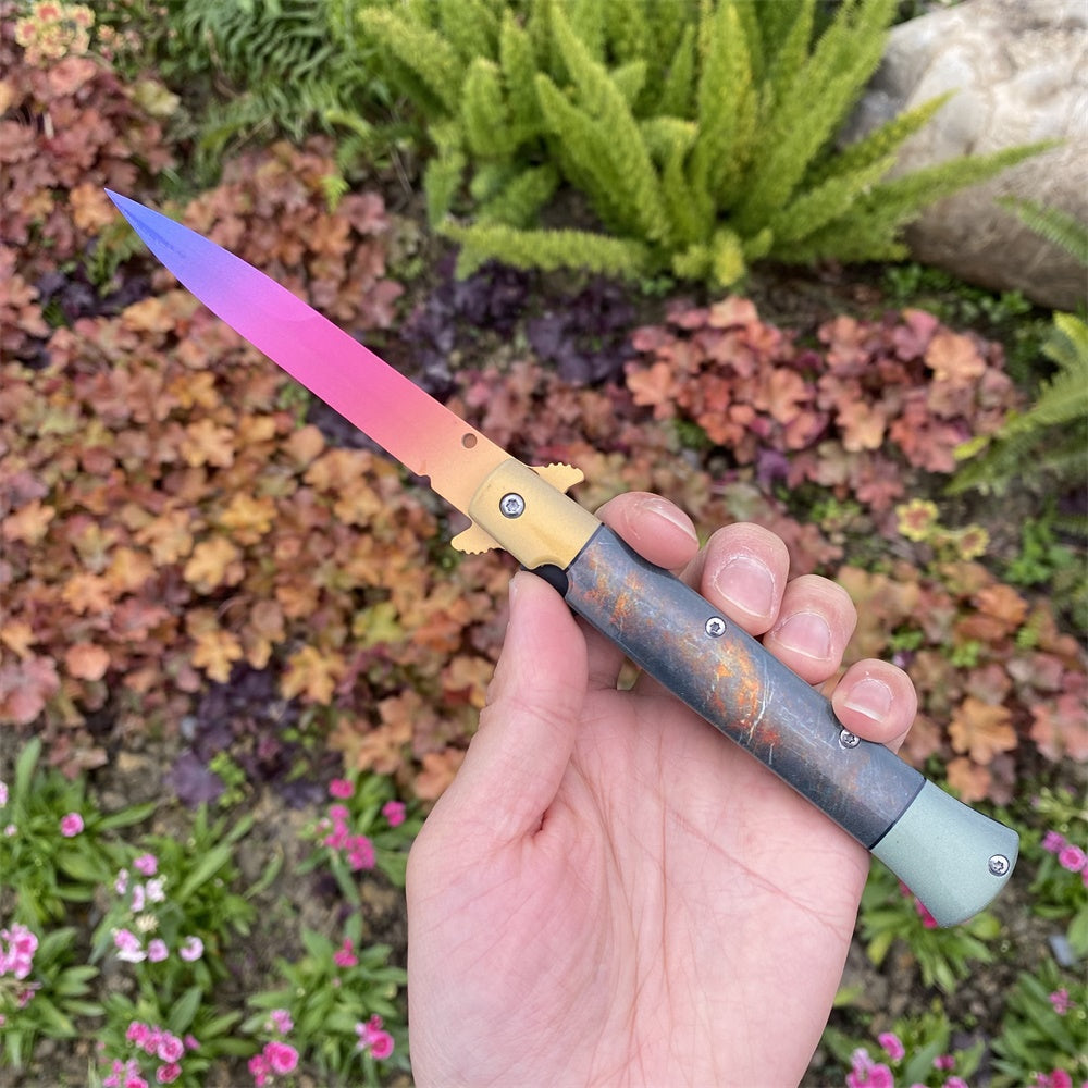 Rare Skin Stiletto Knife Blunt Blade Game Replica Fade - Tophatter Daily Deals