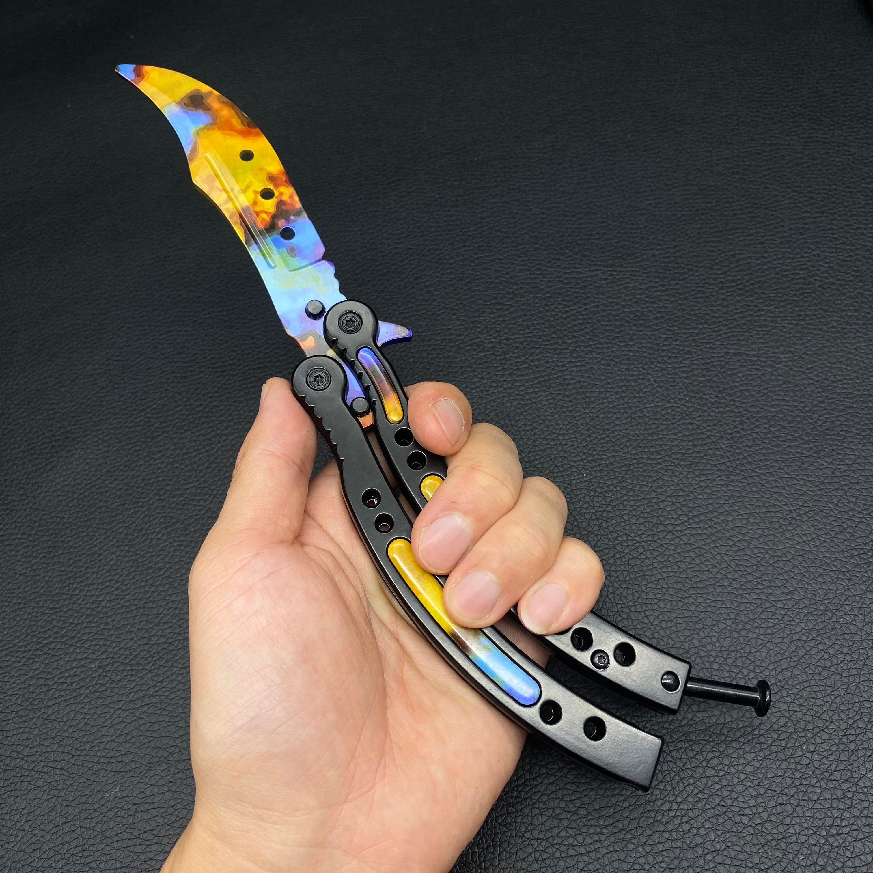 Global Offensive Game Balisong Karambit Blunt Blade Trainer Replica - Tophatter Daily Deals