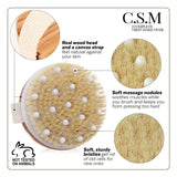 C.S.M. Body Brush for Wet or Dry Brushing Beauty & Personal Care - Tophatter Daily Deals
