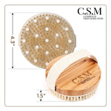 C.S.M. Body Brush for Wet or Dry Brushing Beauty & Personal Care - Tophatter Daily Deals