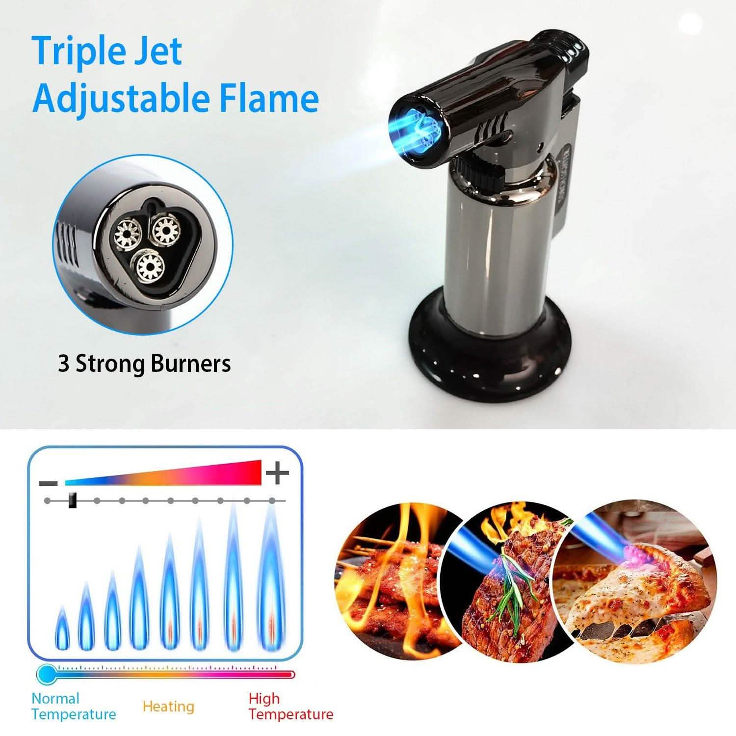Culinary Butane Torch Lighter Kitchen Tools & Gadgets - Tophatter Daily Deals