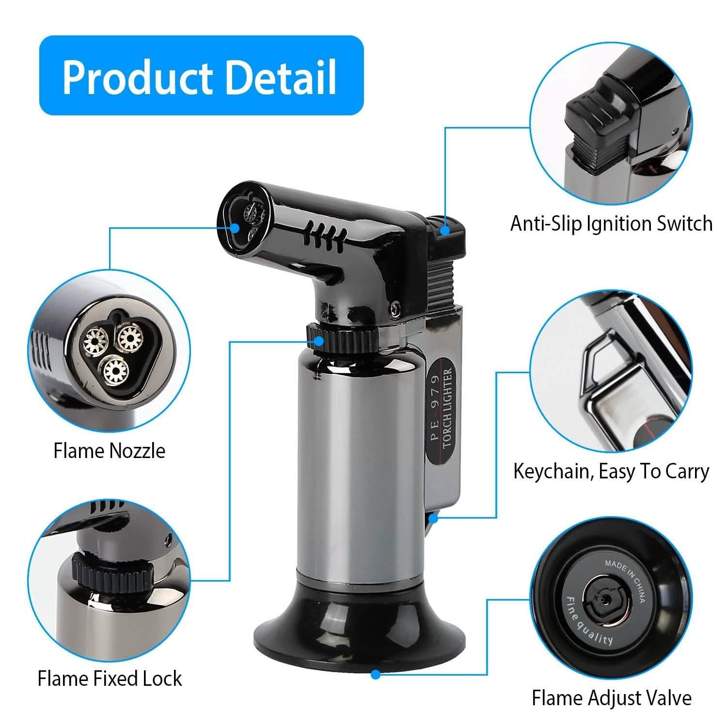 Culinary Butane Torch Lighter Kitchen Tools & Gadgets - Tophatter Daily Deals