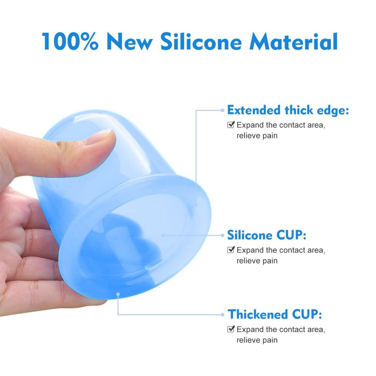 Silicone Cupping Set - Anti Cellulite Cup Massage Roller Vacuum Massage Cup Kit Body Cup Set Health & Beauty - Tophatter Daily Deals