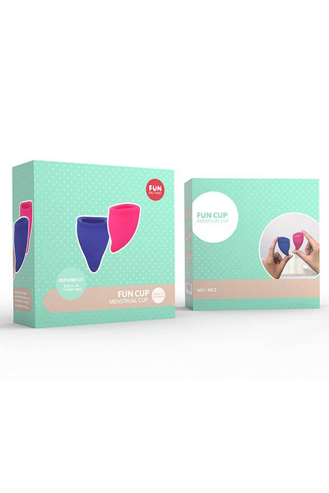 Fun Factory - Fun Cup Explore Menstrual Cup Kit - Size A & B - Tophatter Daily Deals