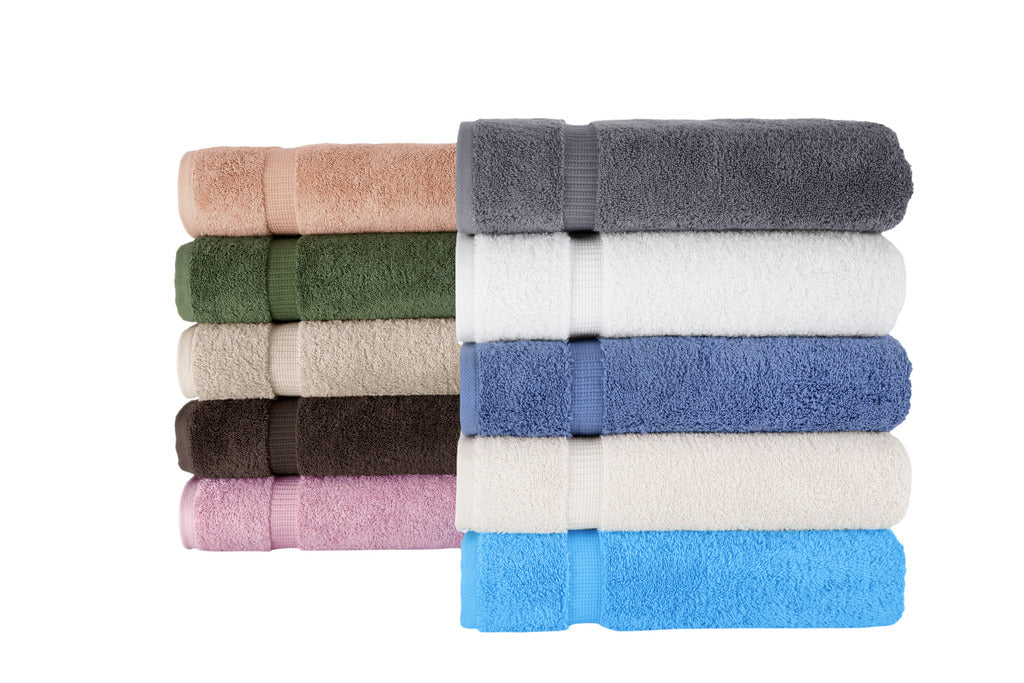 Villa Turkish Cotton Luxury Hotel Collection Bath Towels - 4 Pieces Bath Towel - Tophatter Daily Deals