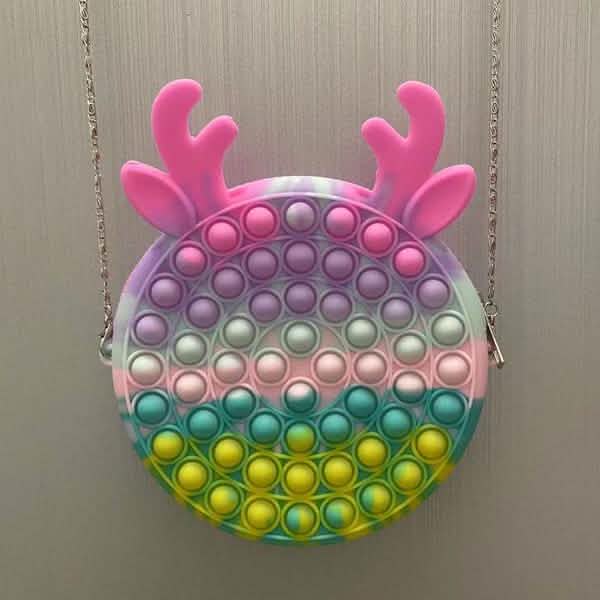 Cute Bag Pops Fidget Toys Antlers Pink Toys & Games - Tophatter Daily Deals