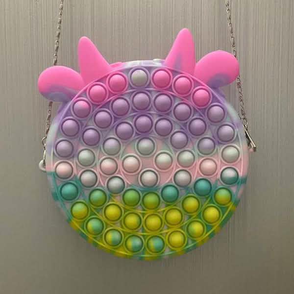 Cute Bag Pops Fidget Toys Horns Pink Toys & Games - Tophatter Daily Deals