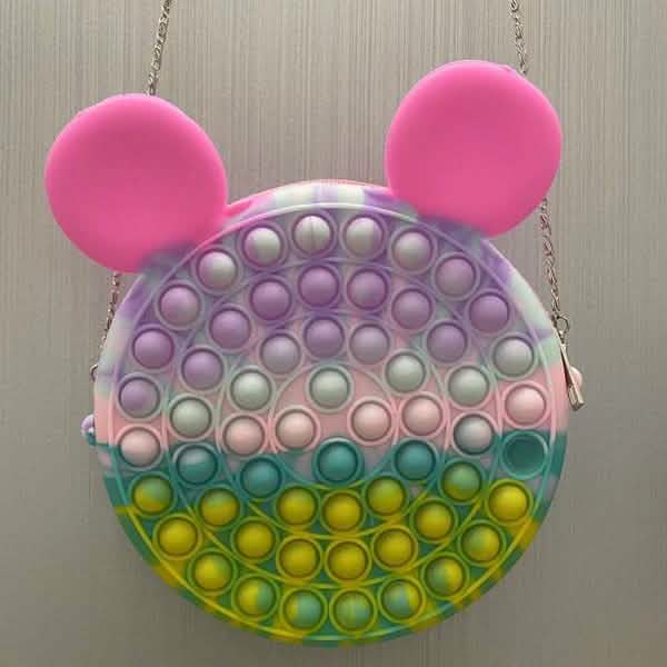 Cute Bag Pops Fidget Toys Mickey Pink Toys & Games - Tophatter Daily Deals