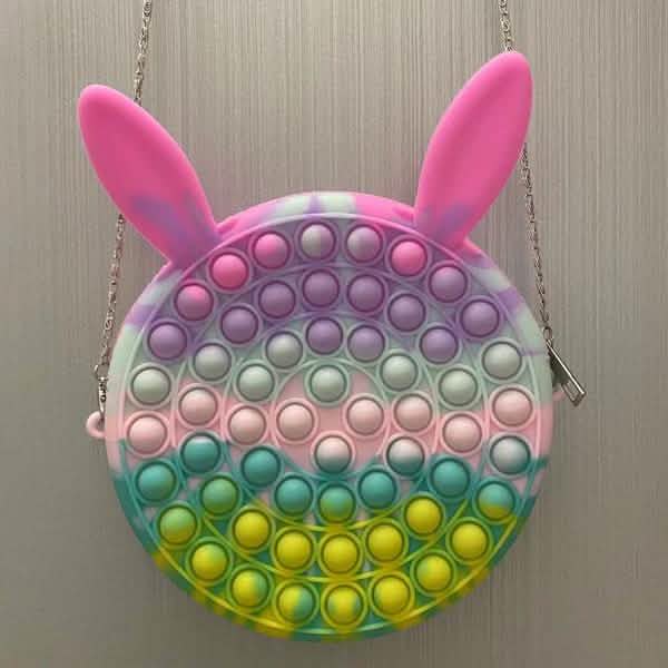 Cute Bag Pops Fidget Toys Rabbit Ears Pink Toys & Games - Tophatter Daily Deals