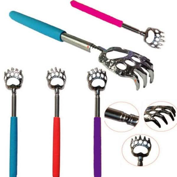 Cute Bear Claw Stainless Back Claw Back Scratcher Ultimate Extendable Health & Wellness - Tophatter Daily Deals