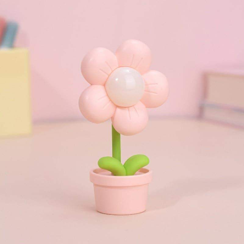 ThisCozy™ Cute Mini Flower Night Lamp ThisCozy™ Pink Lamps - Tophatter Daily Deals