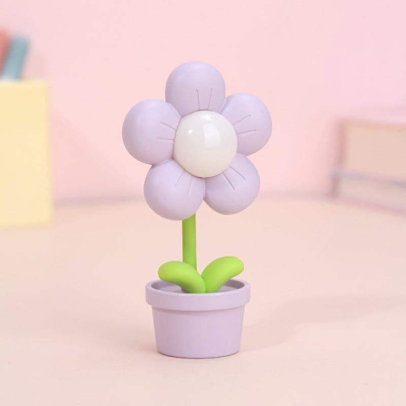 ThisCozy™ Cute Mini Flower Night Lamp ThisCozy™ Purple Lamps - Tophatter Daily Deals