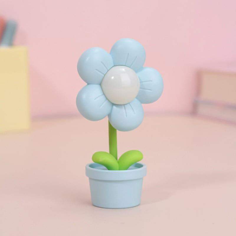 ThisCozy™ Cute Mini Flower Night Lamp ThisCozy™ Blue Lamps - Tophatter Daily Deals