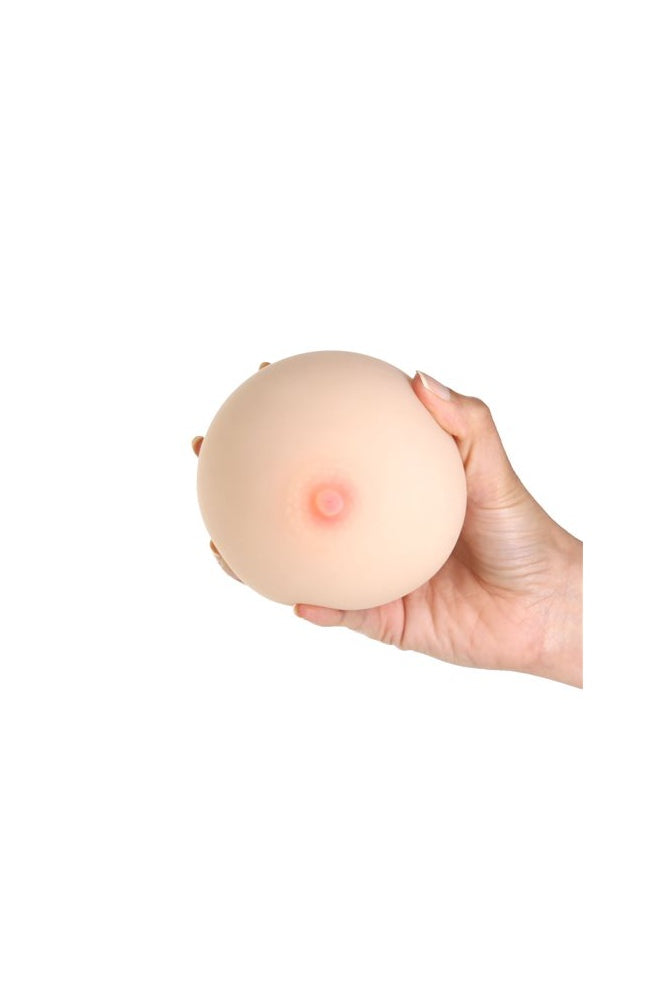 BMS Factory - Cutie Pies - Hannah's Handful Pussy & Boob Head Stroker - Beige Sex Toy - Tophatter Daily Deals