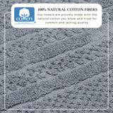 100% Cotton Checkered Jacquard Bath Towel Set - Giuliana Collection Bath - Tophatter Daily Deals
