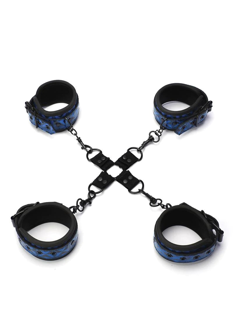 Whip Smart Diamond Hogtie Restraint in Blue > Bondage Gear > Restraints - Tophatter Daily Deals