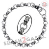 Hot Leathers Wallet Chain with Small Skull Medallions 18" Heavy Duty Wallet Chain - Tophatter Daily Deals