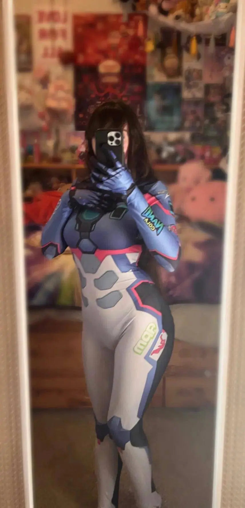 d.va Cosplay Costumes Superhero Zentai Suit dva Halloween Bodysuit Adults Kids - Tophatter Daily Deals