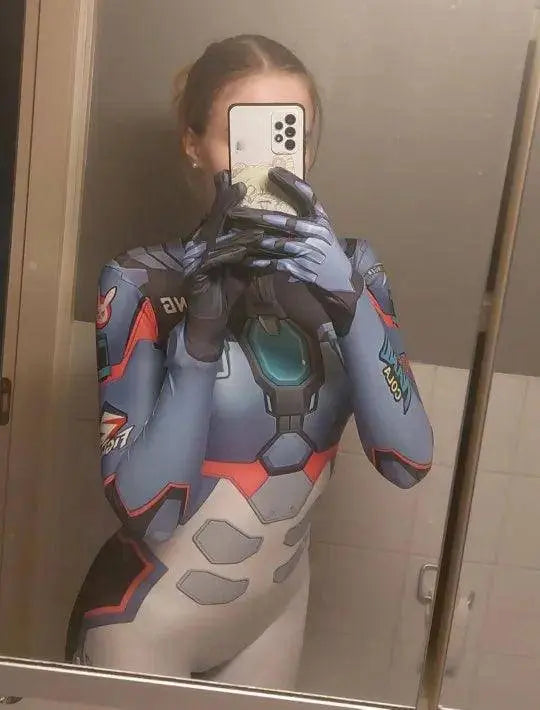 d.va Cosplay Costumes Superhero Zentai Suit dva Halloween Bodysuit Adults Kids V2 - Tophatter Daily Deals