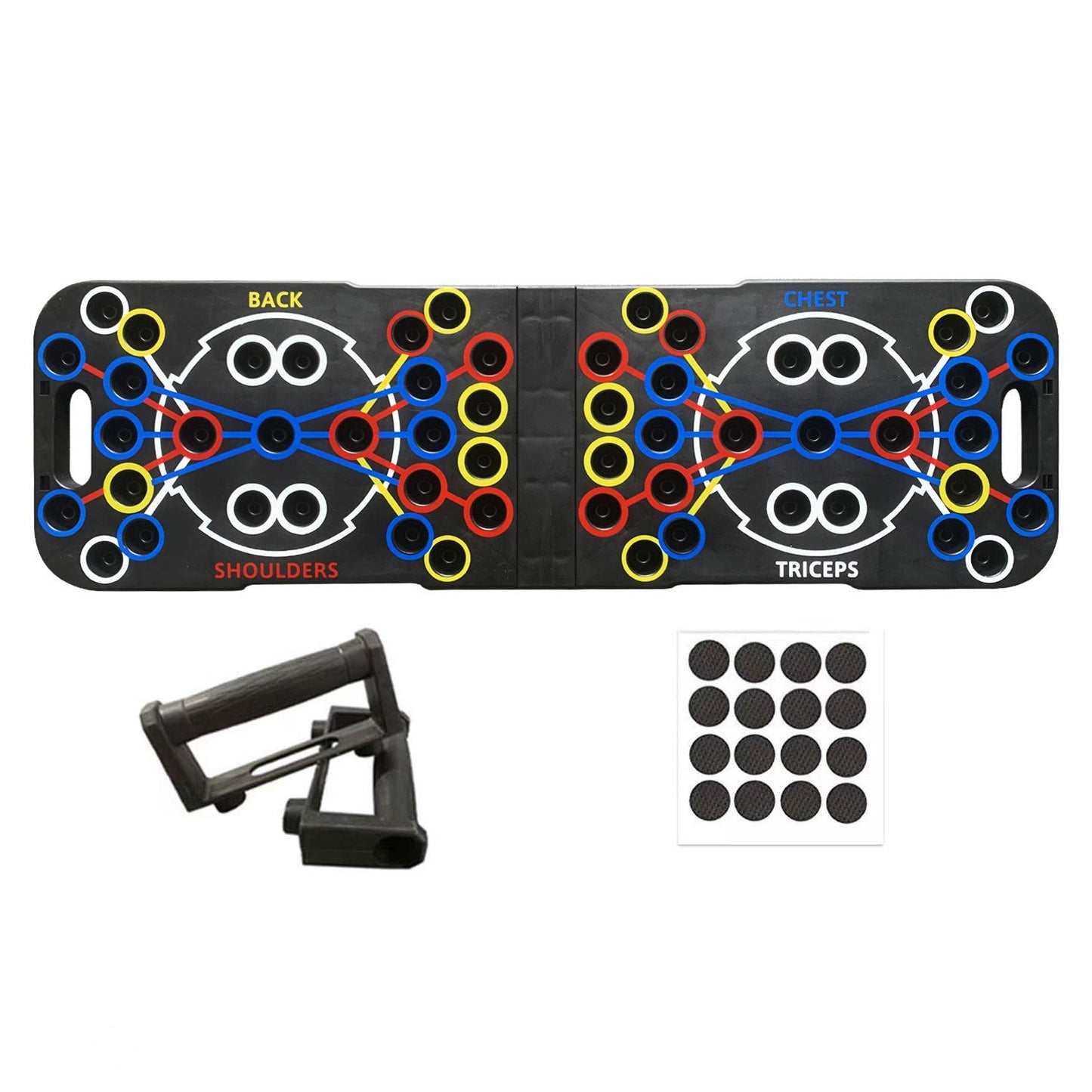 54-hole Push-up Board Multi-functional Home Fitness Equipment 1 Style 0 - Tophatter Daily Deals