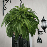 Artificial Fern Flower Arrangement Green Plant Plastic Crafts 88 Leaves 108cm 0 - Tophatter Daily Deals