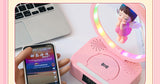 Angel Girl Magnetic Suspension Bluetooth Clock Speaker 0 - Tophatter Daily Deals