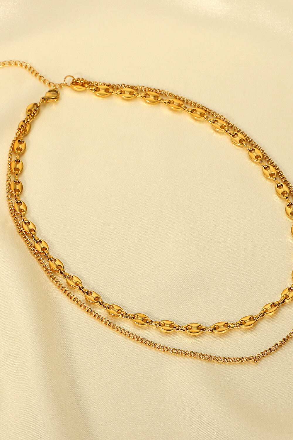 Dreaming of You Gold-Plated Double-Layered Necklace Necklaces - Tophatter Daily Deals