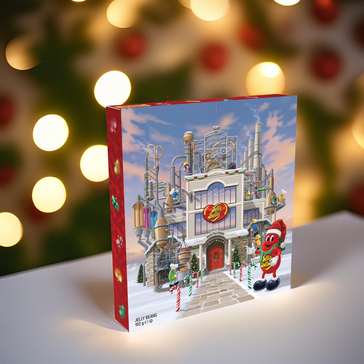 Jelly Belly Christmas Jumbo Factory Christmas Advent Calendar with 24 Bags Advent Calendar - Tophatter Daily Deals