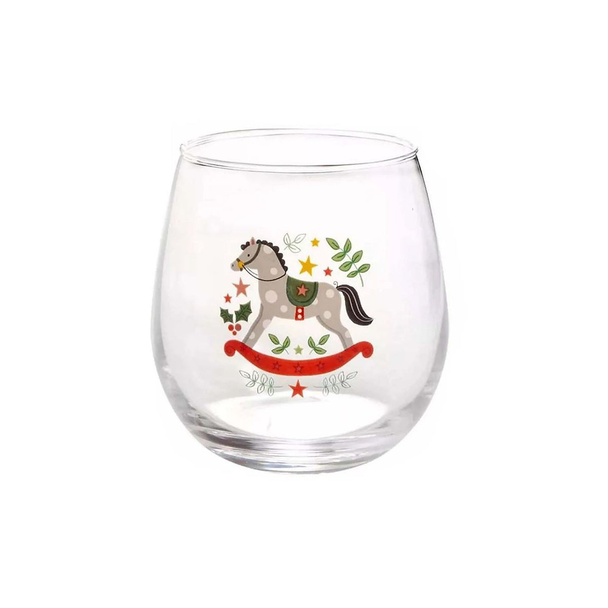 Santa & The Nutcracker Christmas Glasses | Set of 4 Festive Drinks Tumblers Glasses - Tophatter Daily Deals