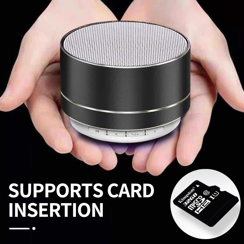 A10 Wireless Bluetooth Speaker Subwoofer Portable Mini Speaker Gift Support TF Card For House Party Mobile News Broadcast 0 - Tophatter Daily Deals