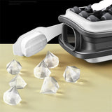 2in1 Portable Silicone Ice Ball Mold Ice Maker Water Bottle Ice Cube Mould Bottle Creative Ice Ball Diamond Curling Summer Kitchen Gadgets 0 - Tophatter Daily Deals