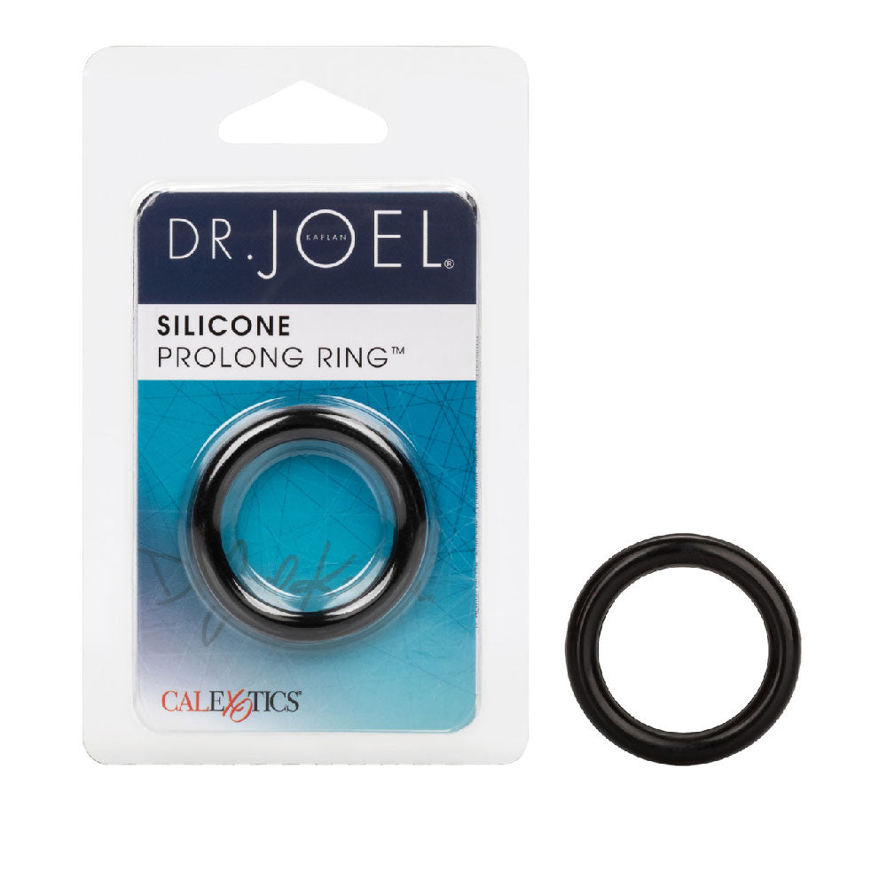 Dr. Joel Silicone Prolong Ring Black 1.2 Inch Diameter Ultra Soft Stretchy Cock Ring > Cock Ring > Single - Tophatter Daily Deals