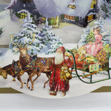 3D Winter Landscape Advent Calendar | Victorian Pull-Out Snow Scene 3D Countdown Advent Calendar - Tophatter Daily Deals