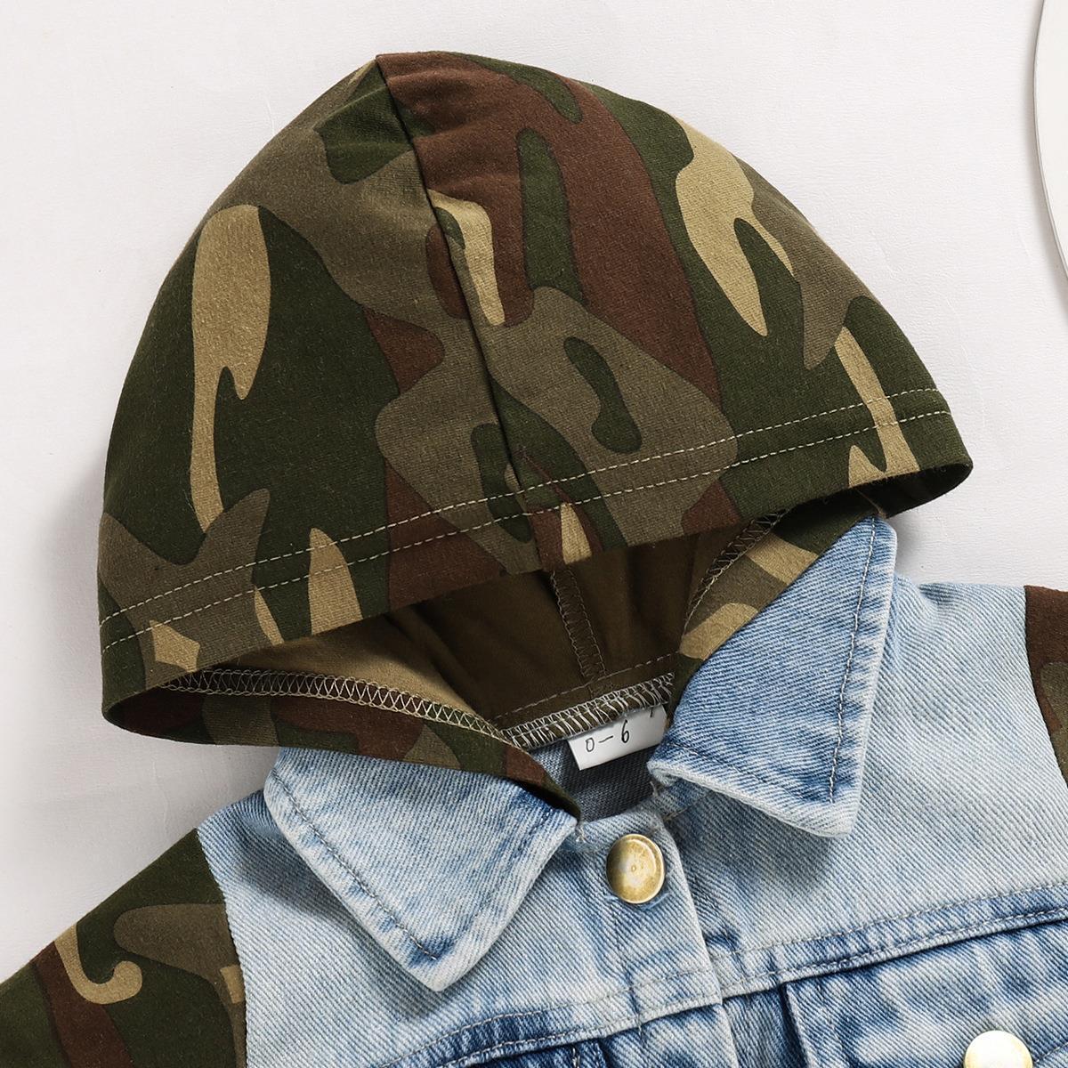 Boys' Summer Hooded Children's Casual Camouflage Shorts 0 - Tophatter Daily Deals