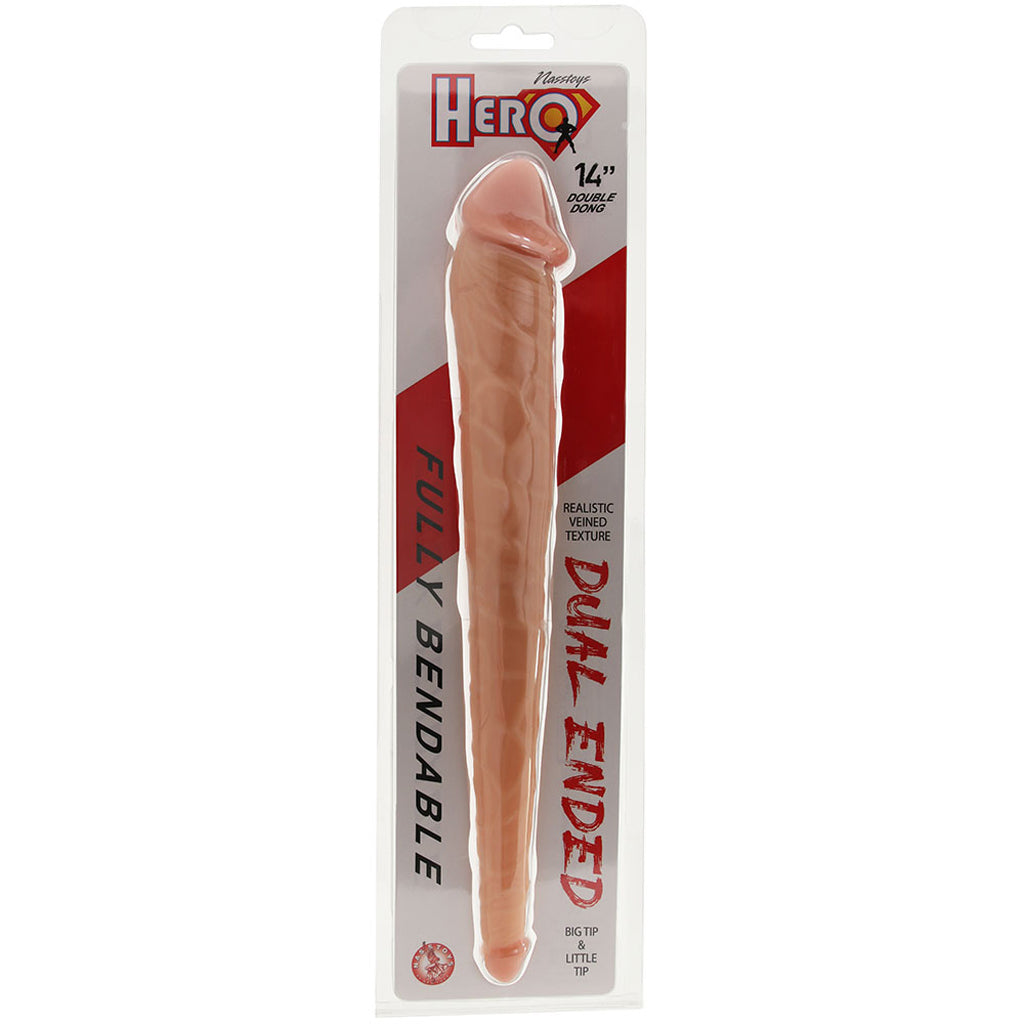Hero 14 Inch Dual Ended Dildo - Tophatter's Adult Products Dildo Sex Toys > Double Ended Dildos - Tophatter Daily Deals