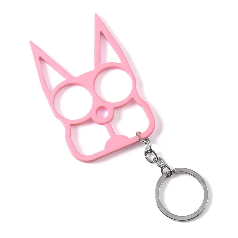 Black Cat Self Defense Keychain Pink - Tophatter Daily Deals