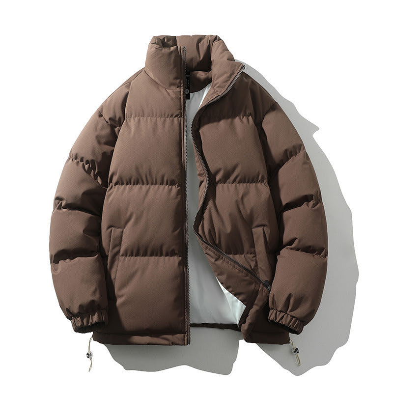 Warm Relaxed Men Down Coat - Boxy Puffer, Polyester, Urban Coffee 3D Changing Face Moving Picture Frame - Tophatter Daily Deals