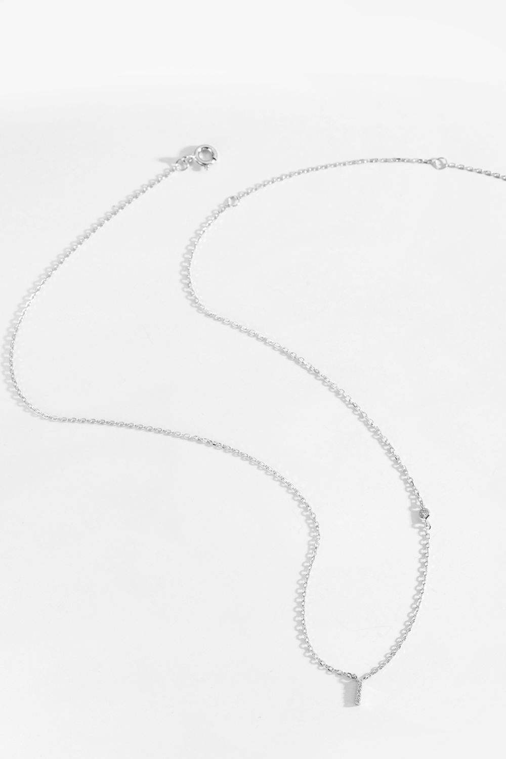 G To K Zircon 925 Sterling Silver Necklace Necklaces - Tophatter Daily Deals