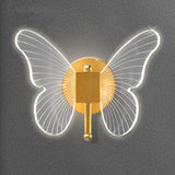 Butterfly Wall Lamp Light Luxury Bedside Warm Decoration Butterfly 0 - Tophatter Daily Deals