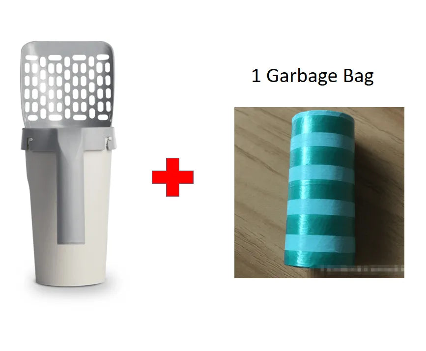 Integrated Litter Shovel "Lazy Cat" Pet Supplies - Tophatter Daily Deals