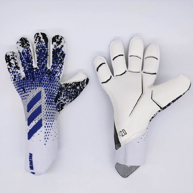 4MM Latex Goalkeeper Gloves without Finger Light Blue 0 - Tophatter Daily Deals